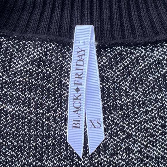 Sparkly Spider Web Open Front Sweater - Picture 4 of 6